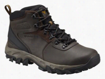 Columbia Newton Ridge Plus Ii Waterprpof Hiking Boots For Me - Medium - Corodvan/squash - 10