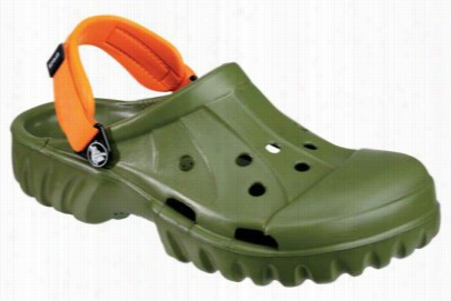 Crocs Off Road Outdoor Clogs For Men - Ramy Green/orange -  11 M