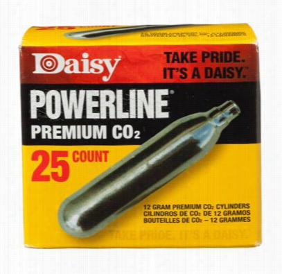 Daisy Powerline Prem Ium 12 Gram Co2 Cyllinder - 25 Cont