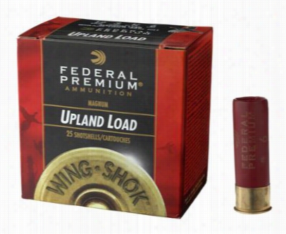 Federal Premium Wiing-shok Magnum Uplan D Load Shor Shells - 20 Gauge - #4 Shot - 3