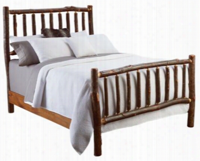 Firesiide Lodge Furniture Hickory Bedrooom Collection Traditional Bed - Twin