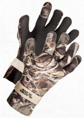 Glacier Glove Pro Hunter Camo Neoprene Waterfowl Glooves - Realtree Max-4 - M