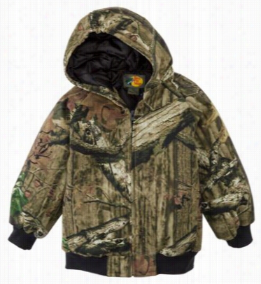 Hooded Camo Jacket For Toddl Ers - Mossy Oak Break-up Unlimited Degree - 4t