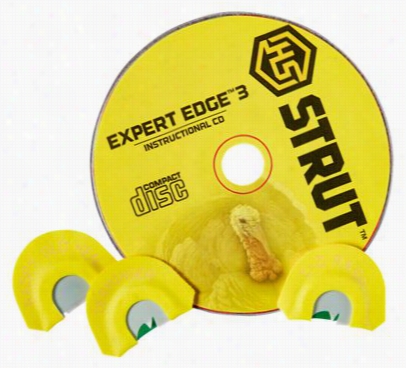 Hunter's Specialties H.s. Strut Expert Edge 3 Diaphragm Turkey Call Set - Yellow