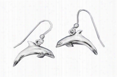 K Abana Jewelry Sterling Siler Dolphin Earrings