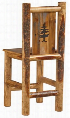 Lodgepole Furniture Collection Pub Barstool - Languish Tree - 24'