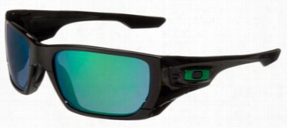Oakley Style Switch Sunglasses - Polished Black/jade Iridium & Greg