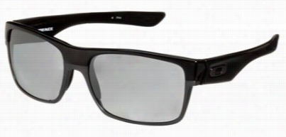 Oakley Twoface Polarized Sunglasses - Polished Black/black Iridium