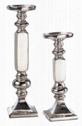 Park Designs Brusehd Aluminum Candlestick - 11.5 X 4.5