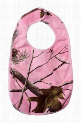 Pink Camo Baby Bib  For Infant Girls - Realtree Apc Pink