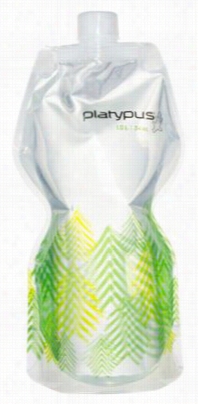 Platypus Softbottle 1 L Ollapsible Water Bottle With Closure Cap  - Trees