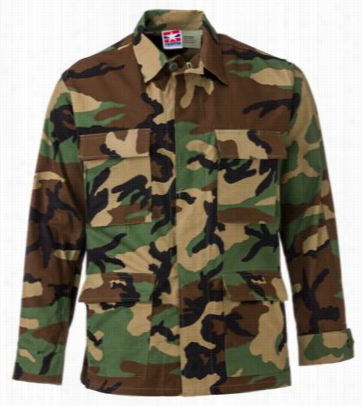 Propper Bdu Coat For Men - Woodland - M