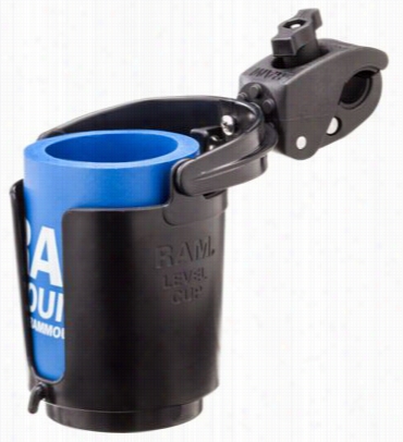 Ram Mounts Self-leveling Cup Holder With Toough Claw Base