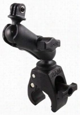 Ram Mounts Petty Tough-clawmount With Custom Gopro Illustrious Personage Adapter