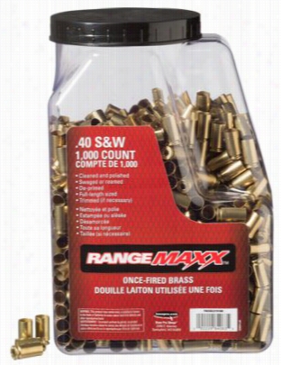 Rangemaxx Once Fiided Pistl Brass - .40 Smith & Wesson