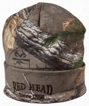 Reddhaed Cuffed Beanie Cap For Men - Realtree Xtra