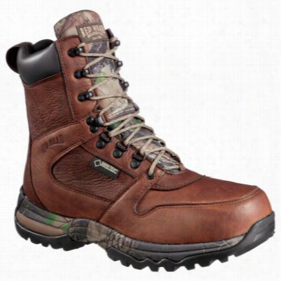 Redhead Tracker 8' Leath Er Gore-tex Insulated  Hunting Boots For Men - Brown/truetimber Htc-  11 M