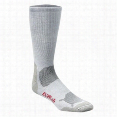 Redhead Ultra Silver Crew Hiking Socks For Men - 2-pair Pack - Silver/gray - 