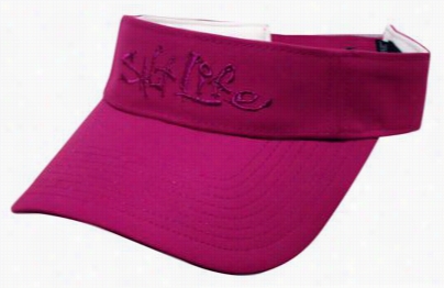 Salt Life Live The Life Visor Cap For Ladies - Fucheia