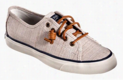 Sperry Top-sider Seacoast Cros-hatch Sneakers For Ladies - Taupe/sand - 10m