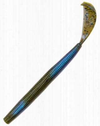 Strike King Enthusiasm Tail Cut-r Worm - Blue Craw