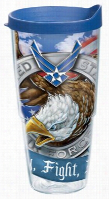 Tervis Tumbler Air Force Eagle Insulated Wraap With Lid - 24 Oz.