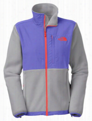 The North Face Denalli Jacket For Ladies - Recycled Mid Grey/starry Puprle - L