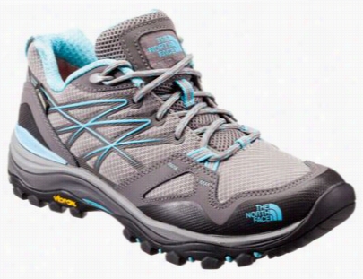 The North Face Hedgehog Fastpack Gtx  Gore-te Xhiking Shoes For Ladies - Dark Gull Grey/fortina Blue - 10/medium