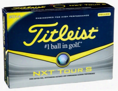 Titleist  Nxt Tour S 2014 Golf Balls - 12-pack - Optic Yellow