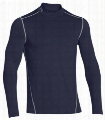 Under Armour Evo Coldgear Fited Mock For Men - Midnight-  2xl