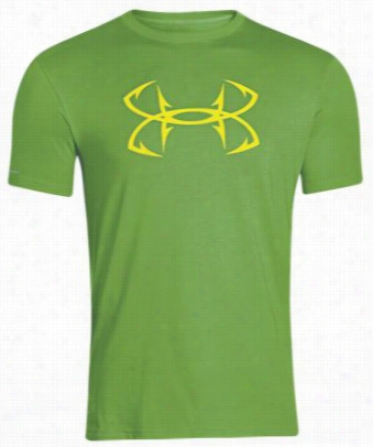 Under Armour Fish Hook Logo Tees For Men - Battle - L