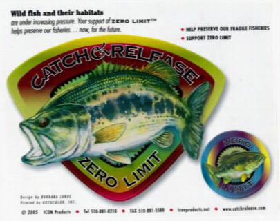 Zero Limit - Catch And Release Decal - Blackbss