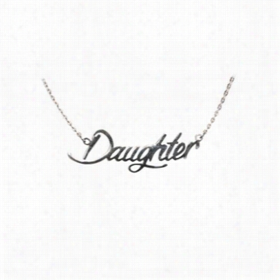 Amanda Blu Dau Ghter Stainless Steel Vocable Necklace