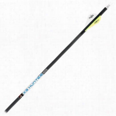 Blackout X3 Hunter Carbon Arrrows - 2' Hp Vanes - 340 - 6 Pack