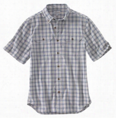 Car Hartt Fort Plaid Shirt For Men - Vapor Gray - L