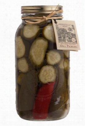 Cherith Valley Gardens Hot 'n Spicy  Thick Sliced Dilll Pickles - 64 Oz.