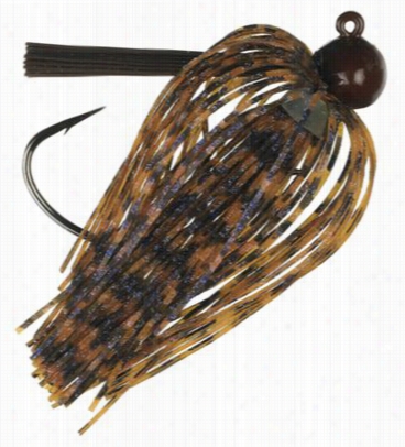 Chompers Skirted Football Jig - 1/4 Oz. - Peanut Butter Annd Jelly