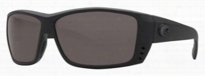 Costa Cat Cay 580p Polarizedd Sunglasses - Blackout/gray