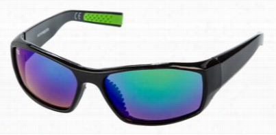 Extremeo Ptiks F8 Sunglasses - Black/smoke Blue Mirror