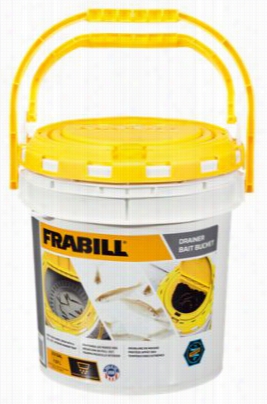 Frabill Drainer Dual Bait Bucket