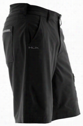 Huk Nxtlvl Shorts For Men -b Lack - L