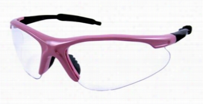 Nra Pink  Promises Semi-rimless Safety Glasses For Ladies - Spp02