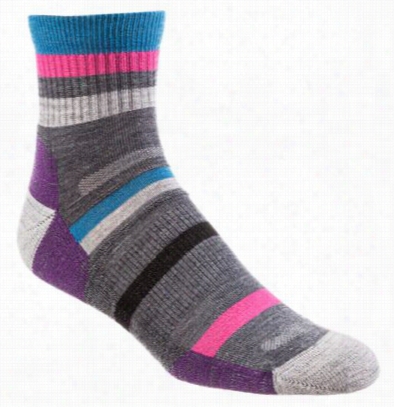 Point6 Light Hiking Tech Blast Mini Crew H Ikin G Socks - Gray - M