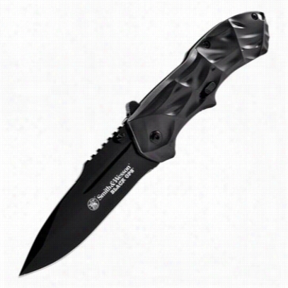 Smit H & Wesson Black Ops 3 Drop Point Blade Tactical Folding Knife