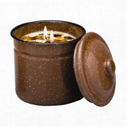 Swan Creek Candle Company Gourmet Ennamelware Canister Candles  - Gingerbread