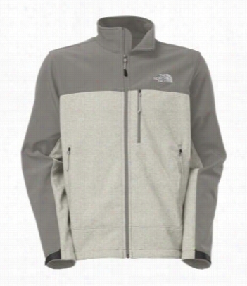 The North Face Apex Bionic Jacket For Men - Moonstruck Grey Heather/sedoha Sage Grey - Xl