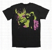 Hunter Swirl Splat T-Shirt for Ladies - Short Sleeve - Black - L