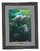 Reflective Art Framed Artwork - Snooks Night Light by Kasey Scott