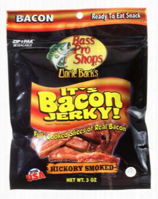 Uncle Buck's Bacon Jerky - Hickory Smoked - 3 Oz