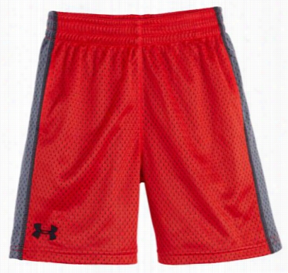 Under Armour Influencer Shorts For Toddlers - Risk Red - 2t